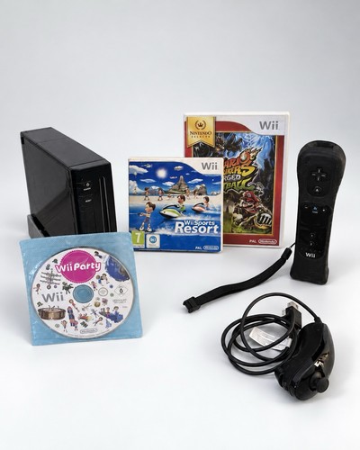 Nintendo wii nera completa - completa, +